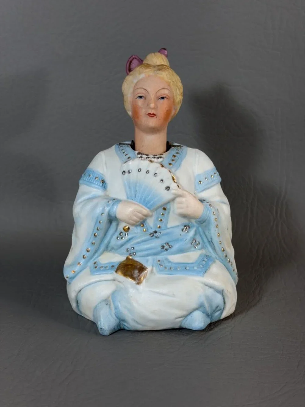 Vintage Assembled Porcelain Nodder Figurine – Ardalt Head / Ernst Bohne Body